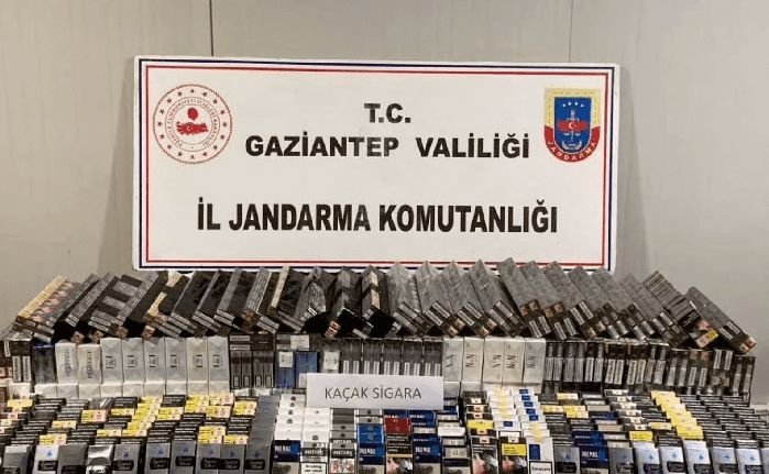 İSLAHİYE’DE KAÇAK SİĞARA OPERASYONU