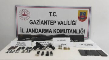 GAZİANTEP JANDARMADAN SİLAH KAÇAKÇILARINA DARBE